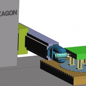 A HEXAGON automatizálja a nagyméretű alkatrészek 6-tengelyes megmunkálását a hatékonyság javítása érdekében