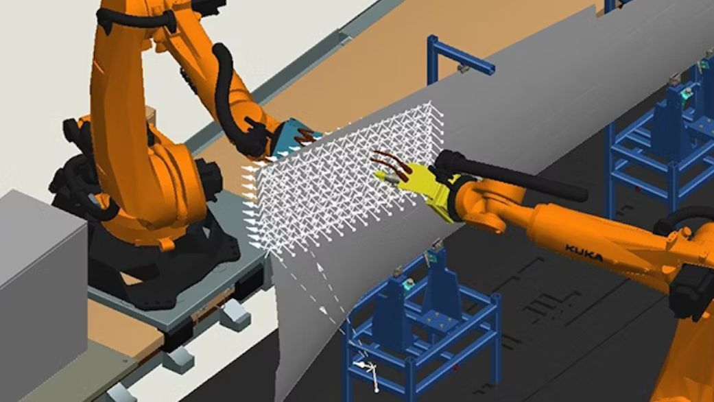 Process Simulate – gyártási folyamatok virtuális validálása és optimalizálása.
